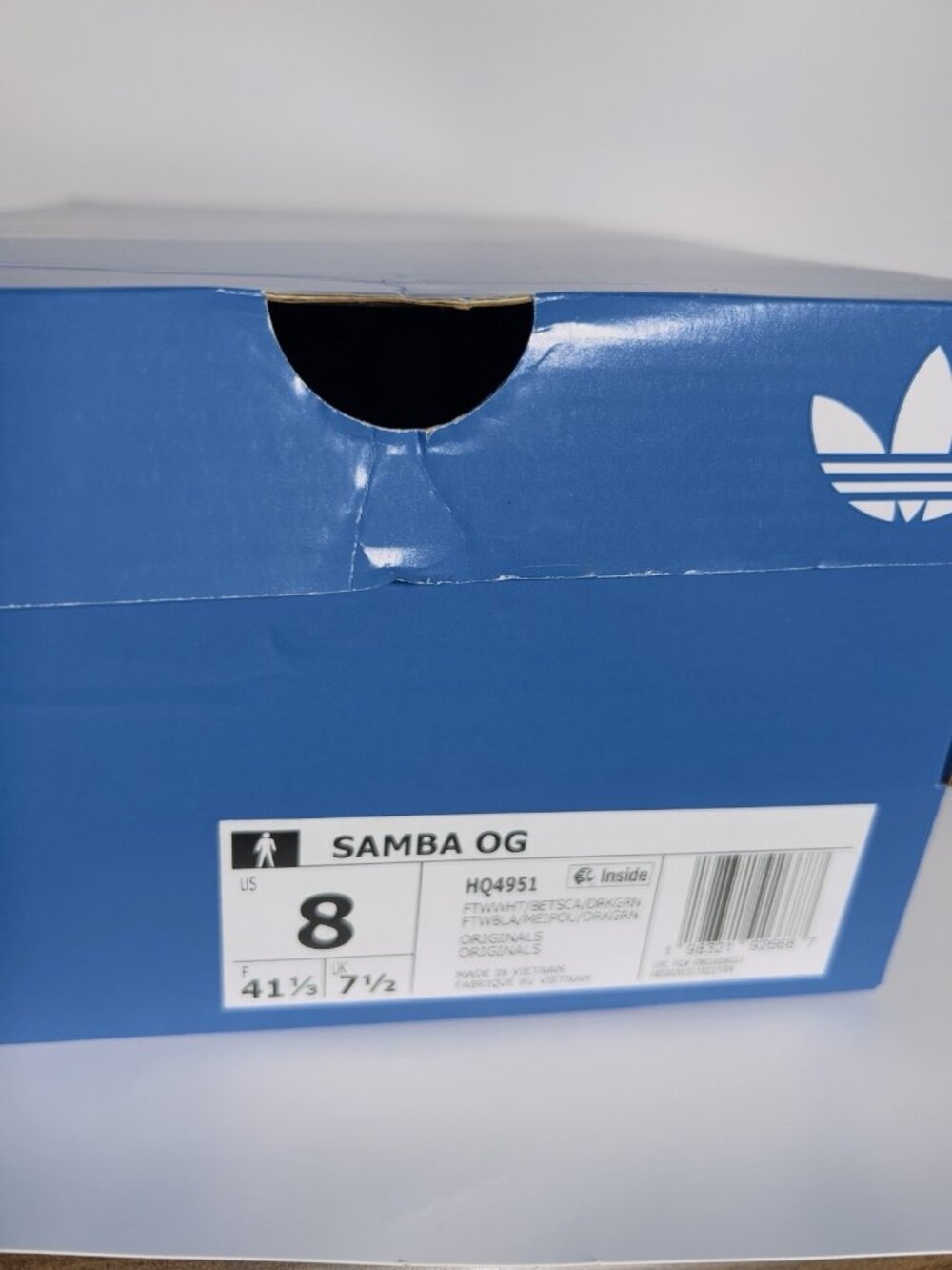 *Adidas Originals SAMBA "Mexico" WORLD CUP White Green Red Sz 8 - Picture 8 of 10